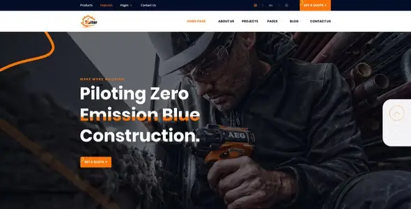 Bulter – Clean Construction Template Kit